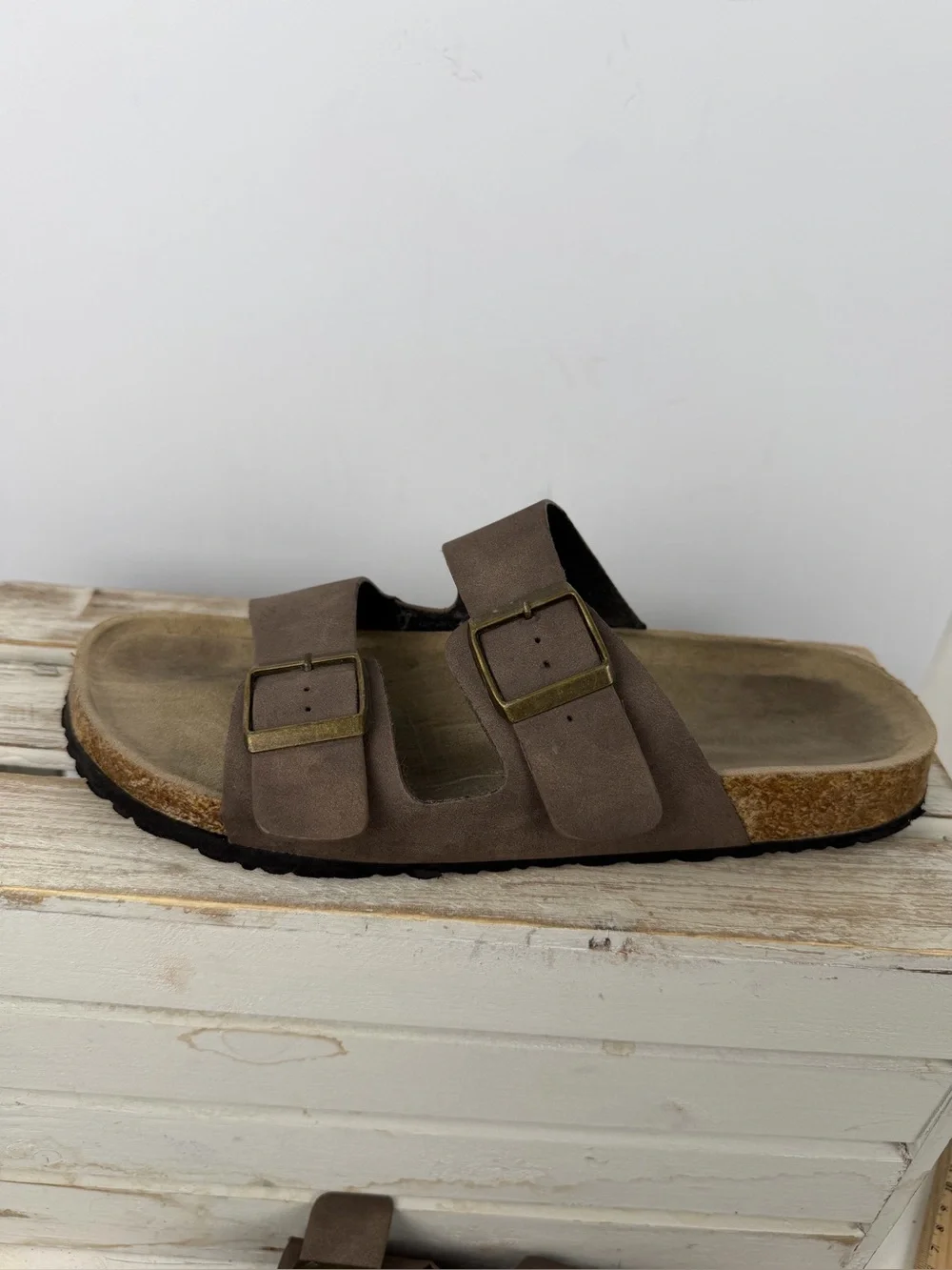 Lucky Brand Blanc M Mar Men’s Double strap slide sandals size 10M